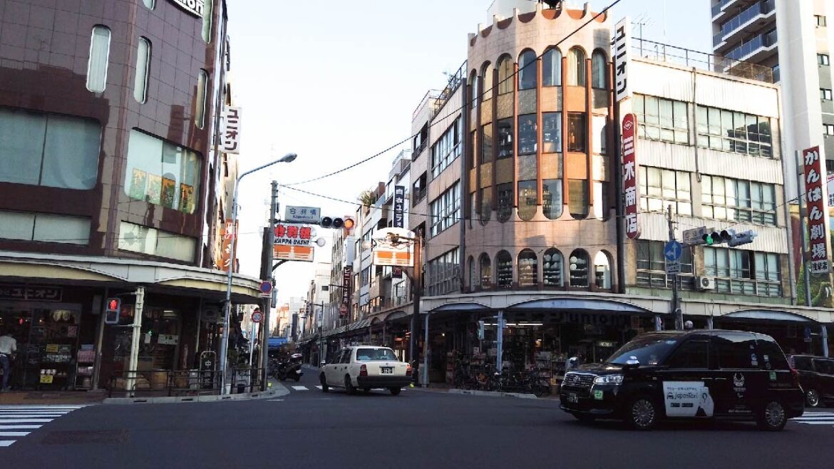 Kappabashi Dougugai Ave. Tokyo Asakusa Japan