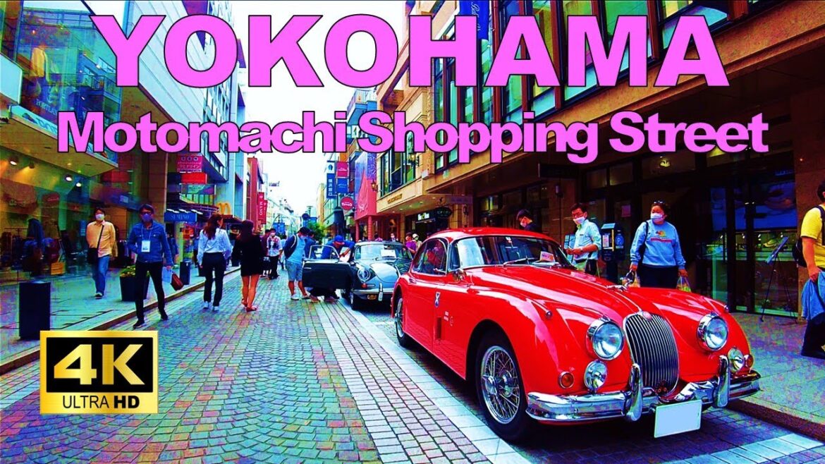 【4K】Yokohama Walking Tour - Octane Classic Car Days MOTOMACHI 2022