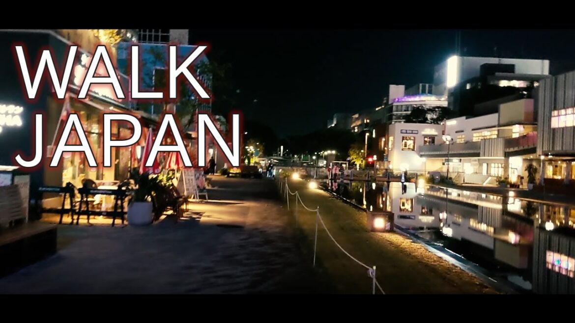 Night walk in Hisaya Odori Park in Nagoya, Japan（夜の名古屋の久屋大通公園を散歩）