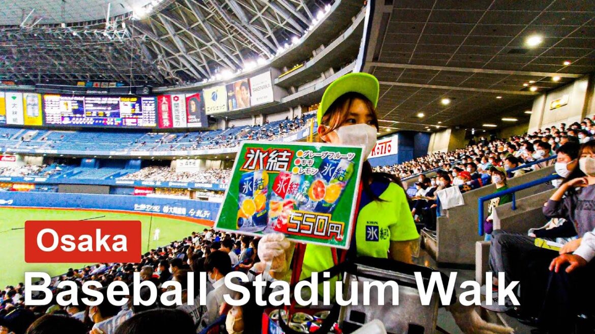 【Osaka 💖】Walk Japan – Kyocera Dome Osaka Baseball Stadium Walk ASMR 【4K】오사카 โอซาก้า 【Osaka 💖】Walk Japan - Kyocera Dome Osaka Baseball Stadium Walk ASMR 【4K】오사카 โอซาก้า