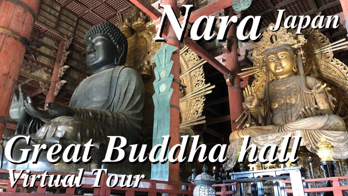[4K] VIRTUAL TOUR The Great Buddha hall of Todaiji Temple - Nara, Japan (Dec. 1. 2021)