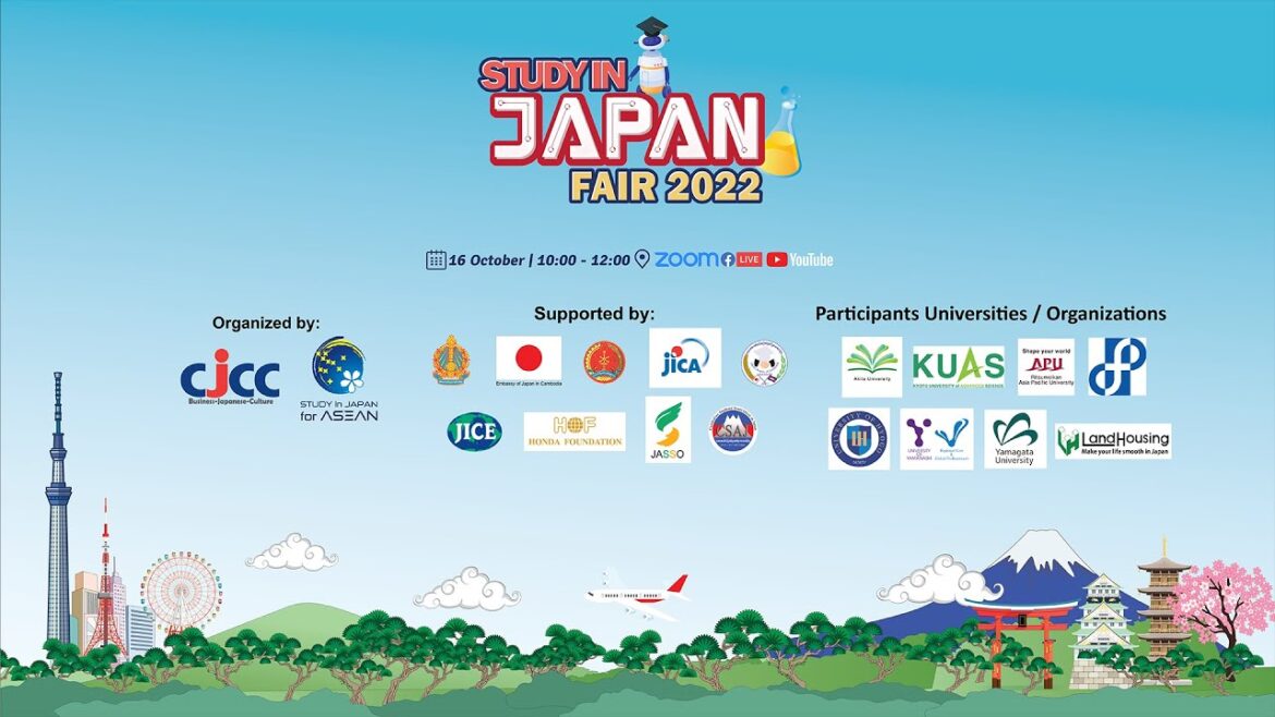 [Live] Study-in-Japan Fair 2022 on 16 October | Morning Session