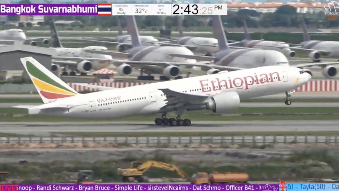 🔴WORLD FIRST - LIVE Bangkok Airport Plane Spotting w/ Tim + ATC! 🔴 SydSquad Live Thailand BKK