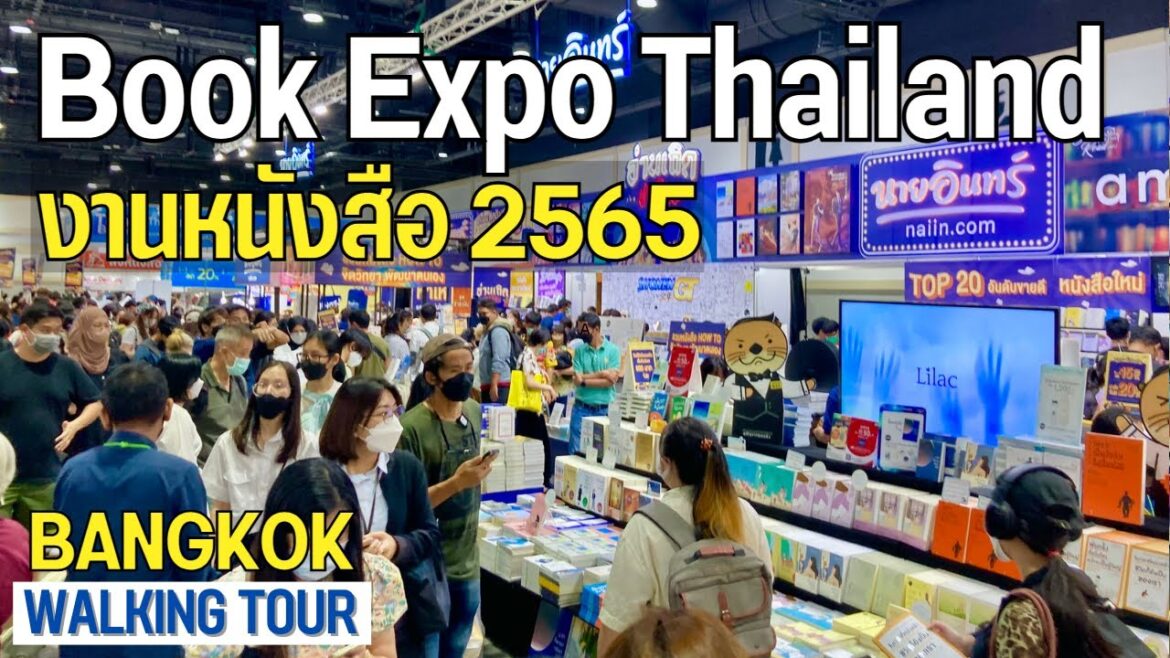 🇹🇭 Walking tour at BOOK EXPO THAILAND 2022 [4K]