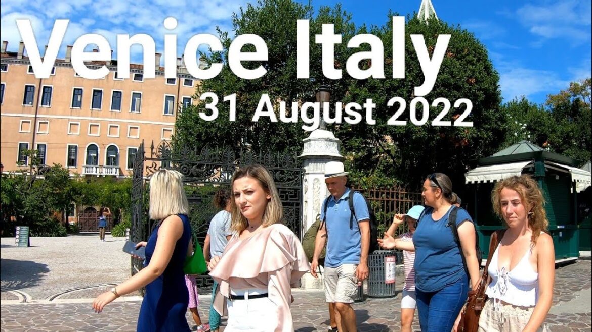 Venice Italy 31 August 2022 walking tour update. Full HD video. Venice Italy 31 August 2022 walking tour update. Full HD video.