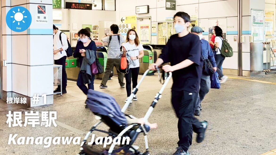 ⁴ᴷ Kanagawa: Negishi Station (根岸駅)  / Negishi Line #1: Japan Walking Tour 2022