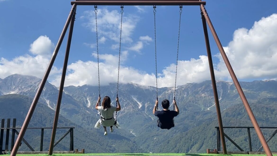 絶景テラスとハイジのブランコ最高！温泉付きホテルもオススメコートヤード白馬