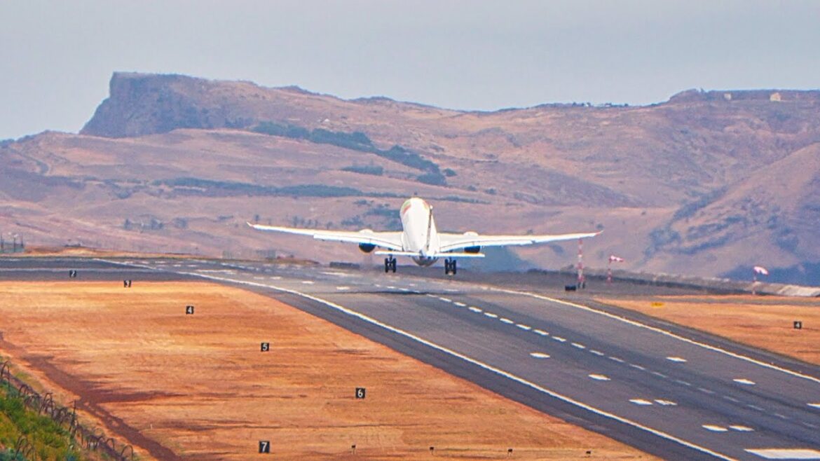 SMOOTH AIRBUS A330-900 TAKEOFF at Madeira Airport SMOOTH AIRBUS A330-900 TAKEOFF at Madeira Airport