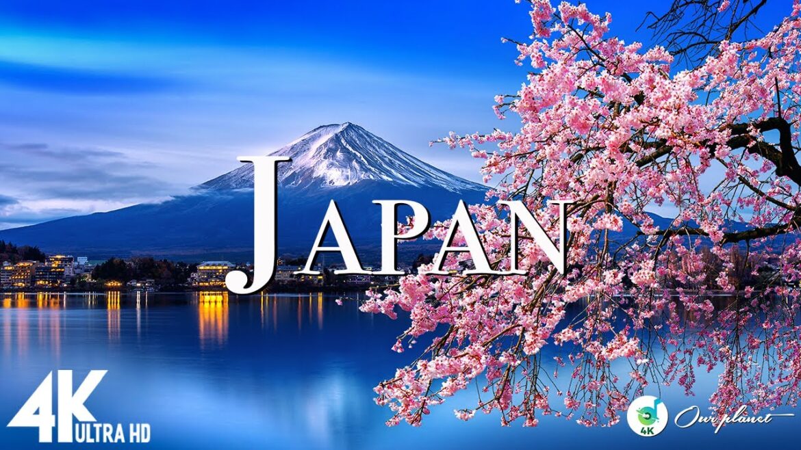 Japan 4K - Soothing Music With Stunning Beautiful Nature For Stress Relief (4K Video Ultra)