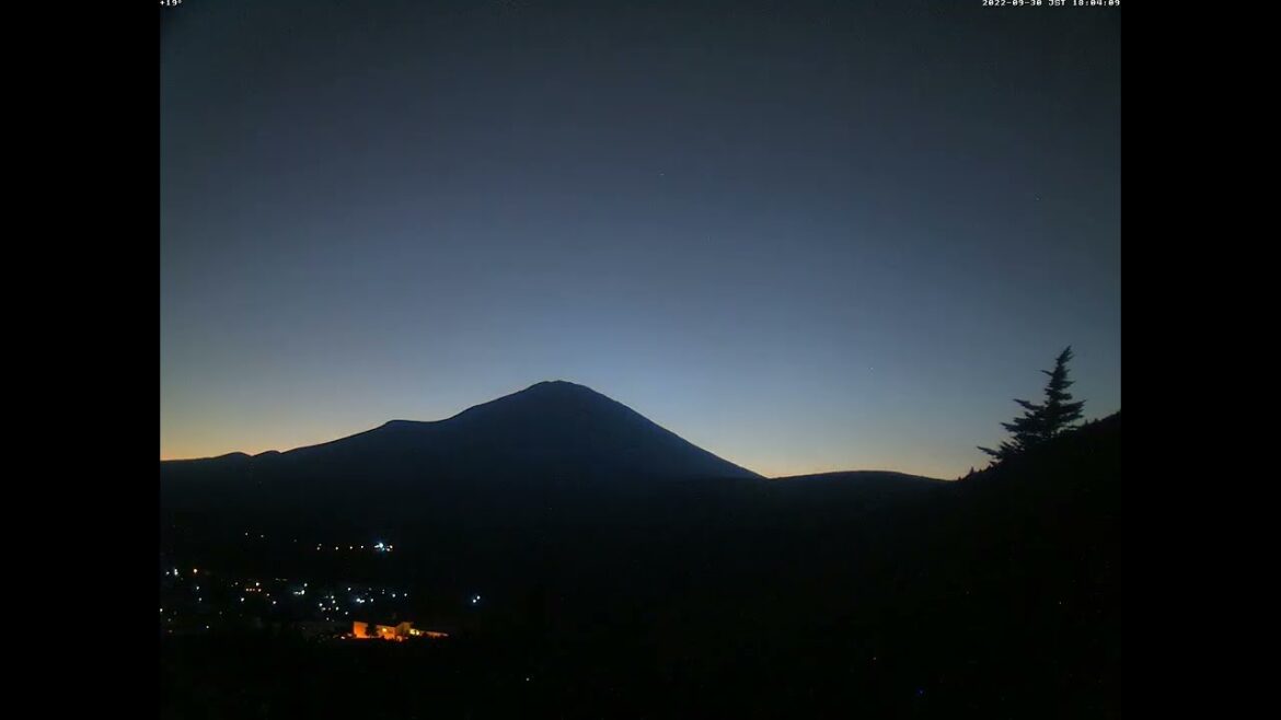 Mt  Fuji Time Lapse Video from Subashiri Fujiyama Live Camera 20 in 2022 9