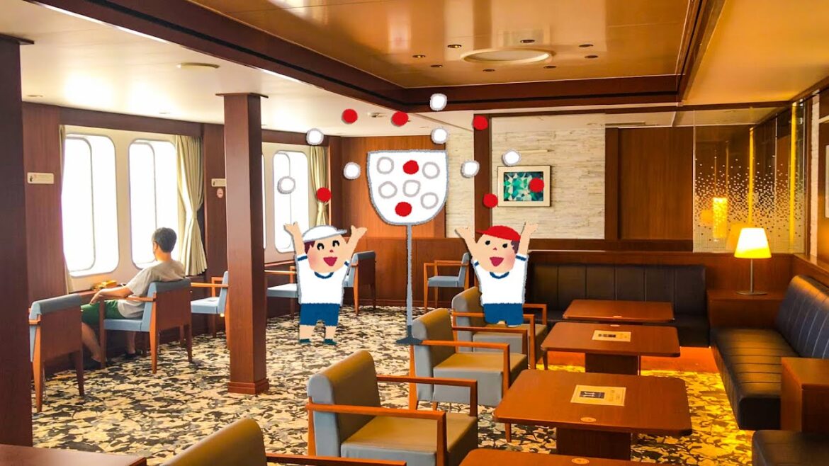 40代独身男性の幸せな豪華21時間船旅。 40代独身男性の幸せな豪華21時間船旅。