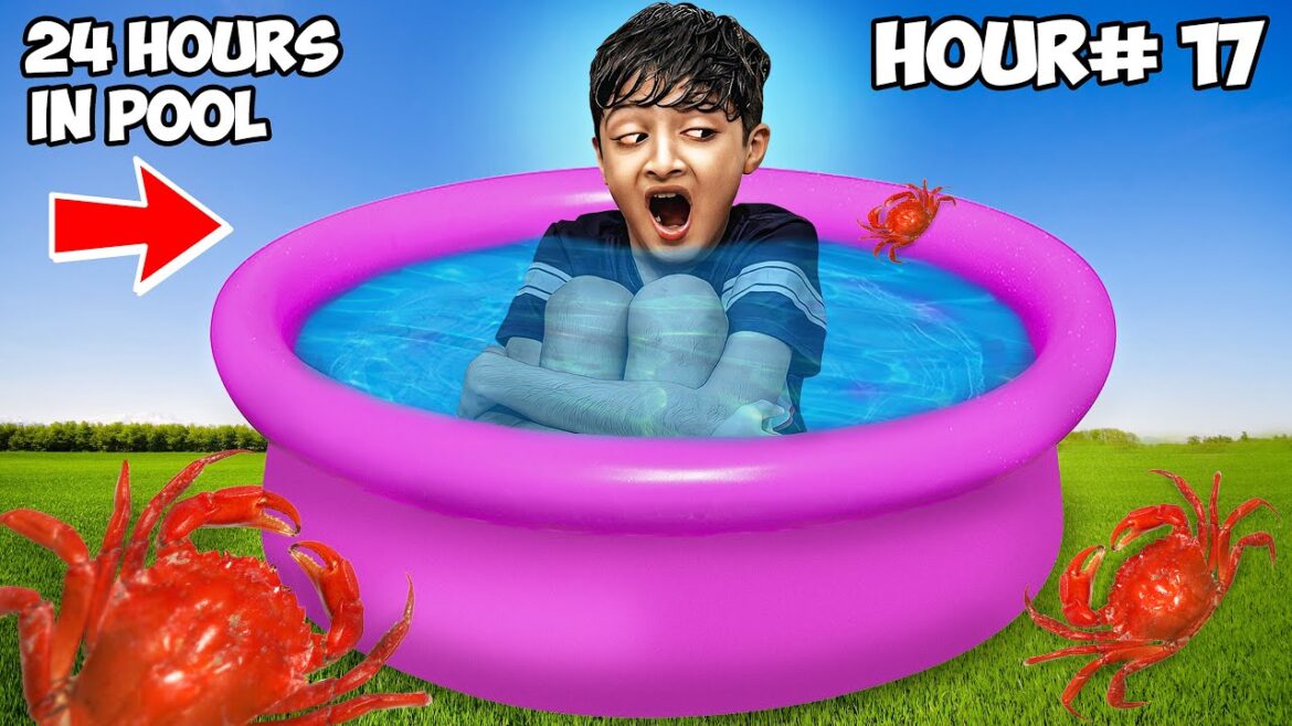 Mohib In Pool for 24 hours Challenge Mohib In Pool for 24 hours Challenge