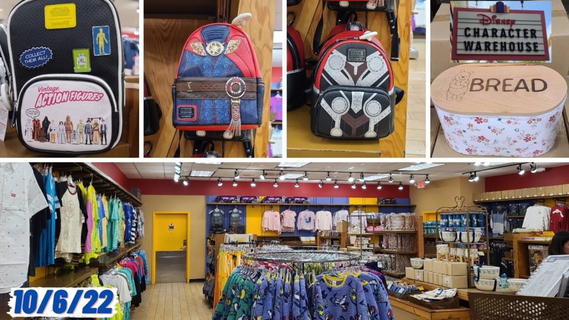 CHARACTER WAREHOUSE 10/06/22 NEW STAR WARS LOUNGEFLY AND A QUICK BROWSE OF THE STORES