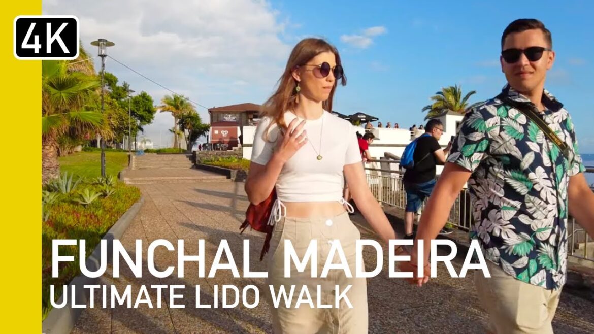 Ultimate Funchal Lido 2022 Walking Tour | Funchal, Madeira Hotels & Restaurants 2022 (CAPTIONS)