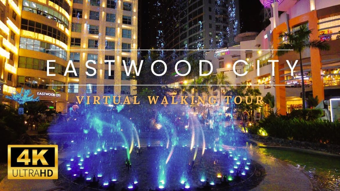 Eastwood City | Quezon City, Metro Manila Philippines | Virtual Walking Tour [4k]