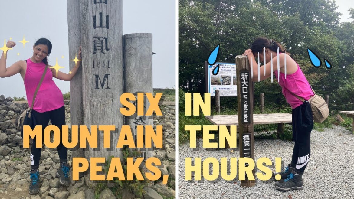 TRAVEL JAPAN | 10-hour hike to Mt. Tonodake | Tips for Beginners | Yabitsu Pass | 6 Mountain Peaks