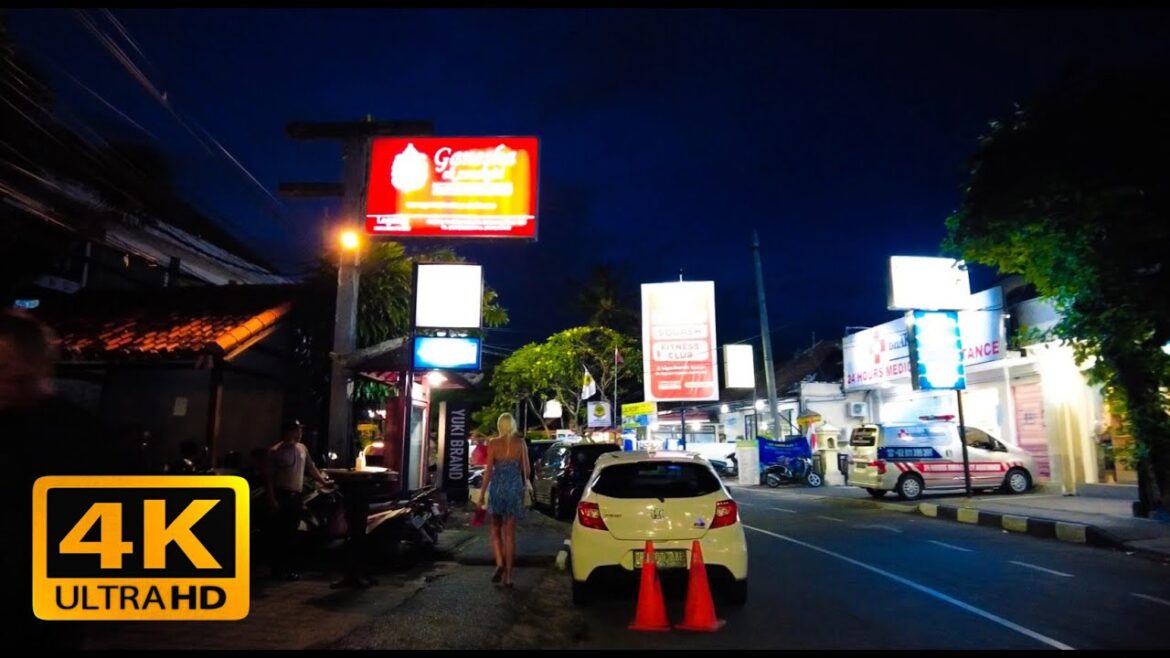 4K Evening Walk In Sanur Bali Today, Indonesia - City Walks
