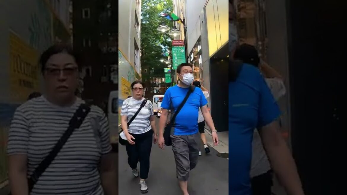 Harajuku Tokyo in Japan walking tour.#shorts