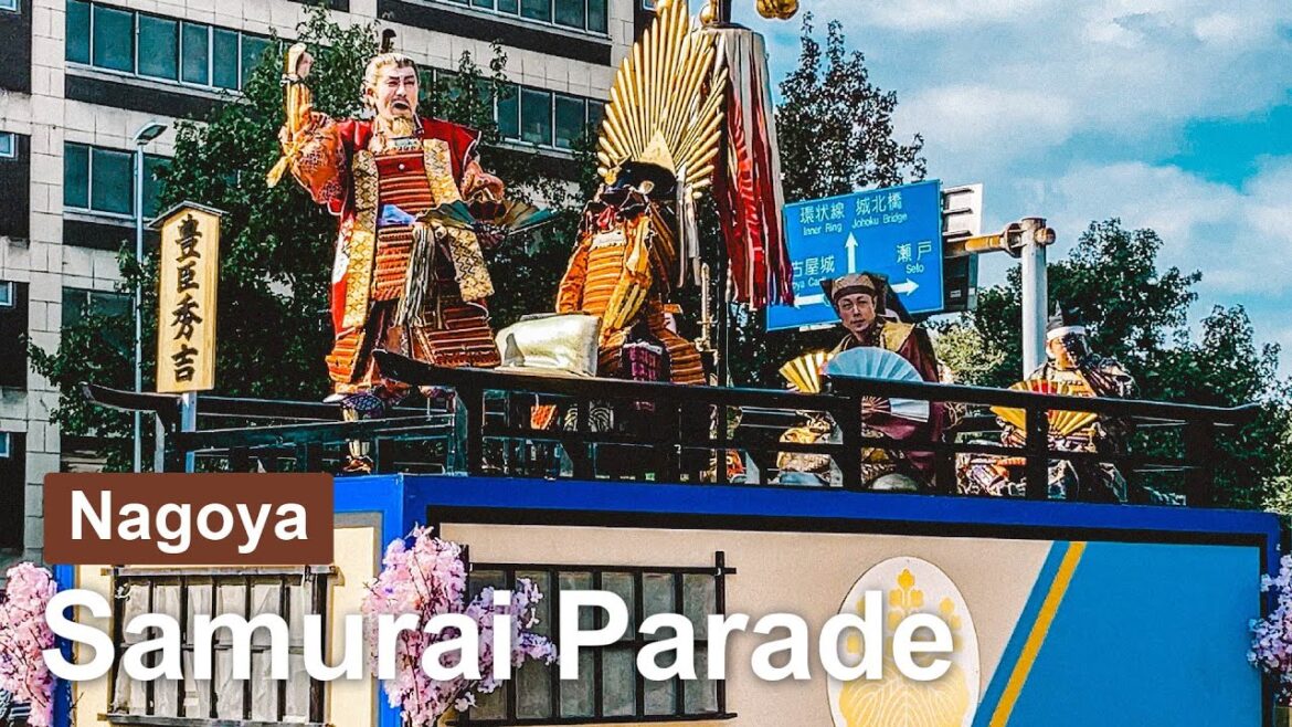 【Nagoya 💖】Walk Japan - Samurai Parade in Nagoya Japan  ASMR 【4K】나고야 นาโกย่า