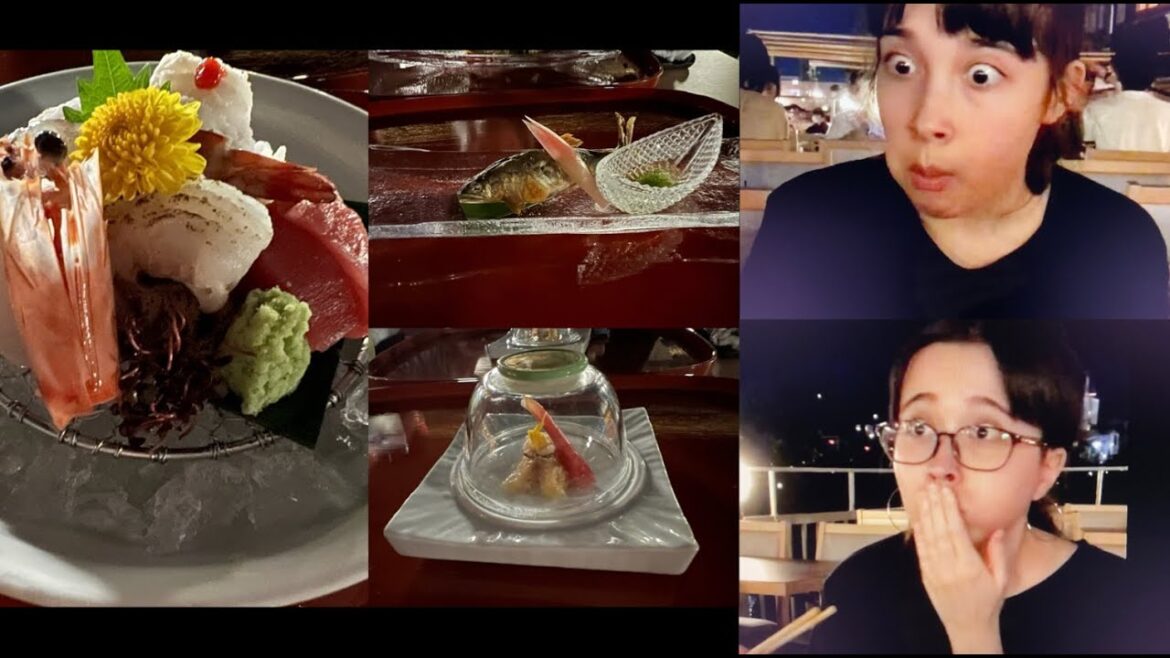 Our reaction to a fancy Japanese dinner in Kyoto! 京都で食べた豪華なディナー✨ Our reaction to a fancy Japanese dinner in Kyoto! 京都で食べた豪華なディナー✨