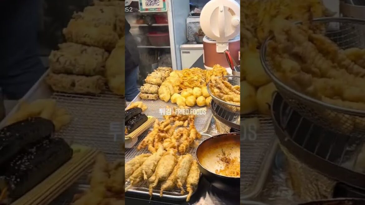 Mangwon market: Korean street food!