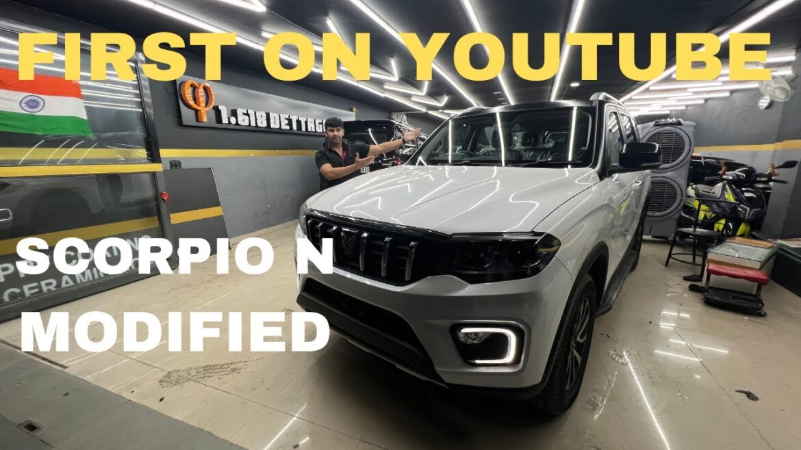 SCORPIO N MODIFIED DUAL TONE  FIRST ON YOUTUBE