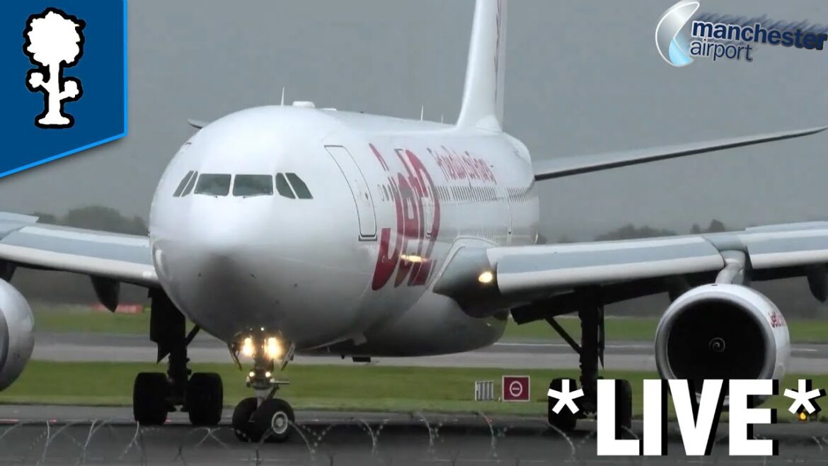 LIVE Planespotting at Manchester Airport Visitor Park