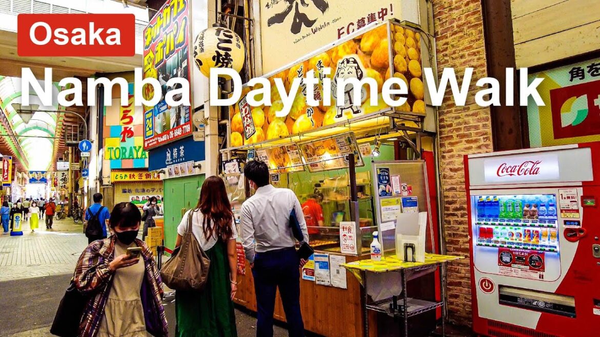 【Osaka 💖】Walk Japan – Namba Daytime Walk from Nankai Namba Station ASMR 【4K】오사카 โอซาก้า 【Osaka 💖】Walk Japan - Namba Daytime Walk from Nankai Namba Station ASMR 【4K】오사카 โอซาก้า