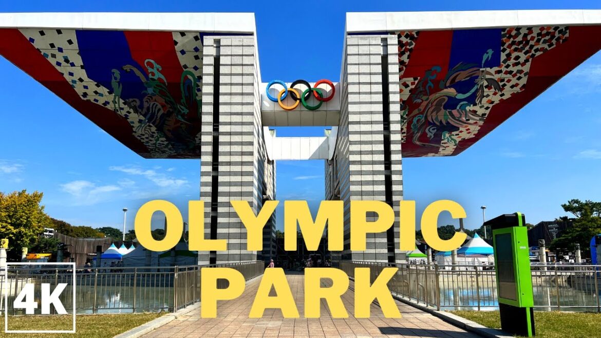🇰🇷 Seoul Olympic Park in Early Fall | Seoul Walking Tour