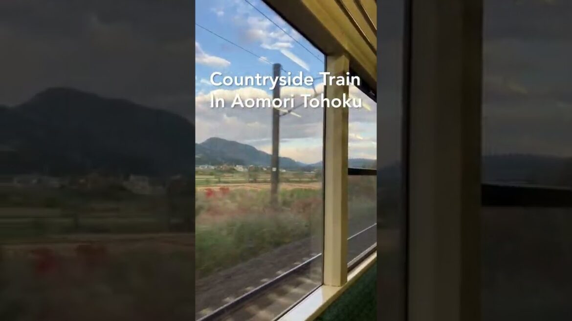 【Aomori 💖】Walk Japan - Countryside Train in Tohoku ASMR 【4K】아오모리 อาโอโมริ