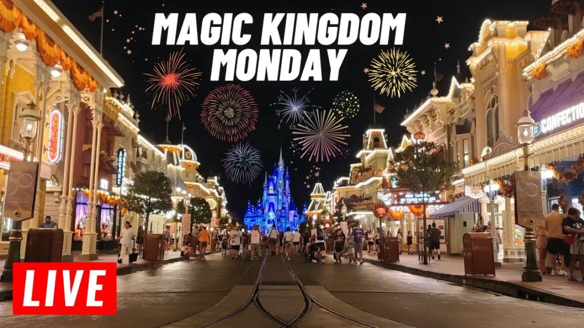 🔴 LIVE: MAGIC KINGDOM MONDAY WITH ENCHANTMENT FIREWORKS SHOW