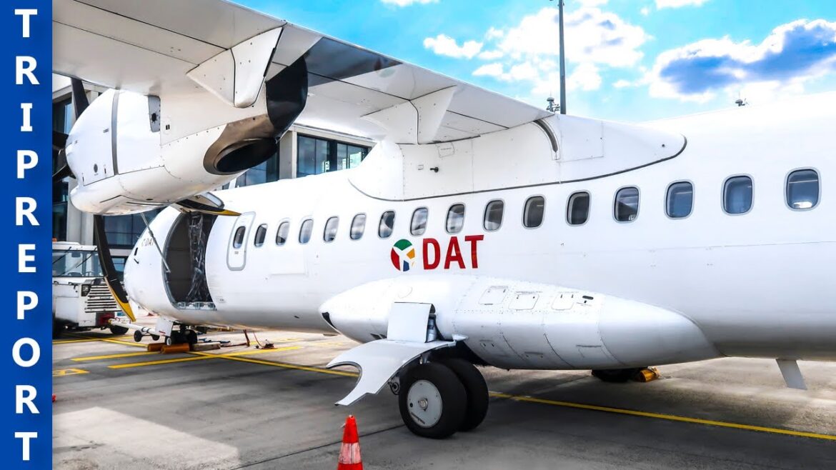 UNKNOWN but GOOD: Danish Air Transport | ATR 42-500 | Berlin - Saarbruecken | Economy Class