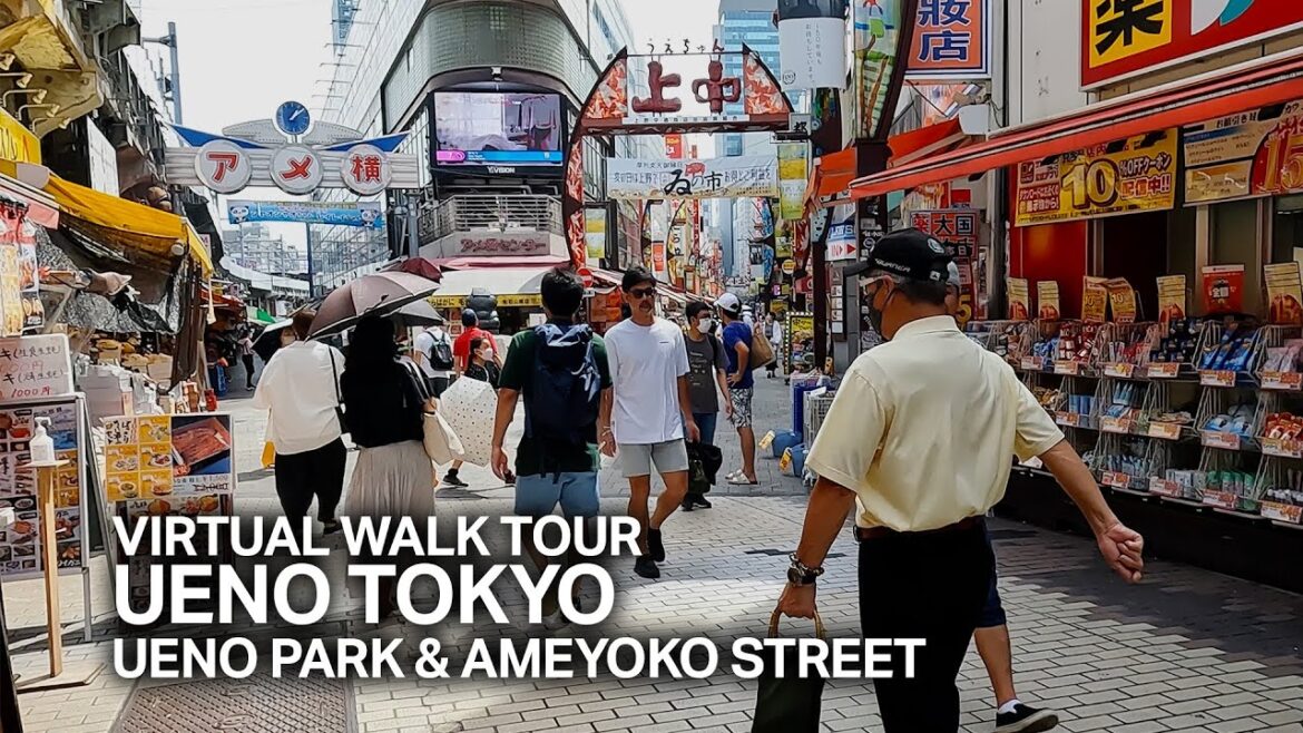 [4K] Ueno Tokyo Japan - Ueno Park & Ameyoko Street [Street Walk Tour]