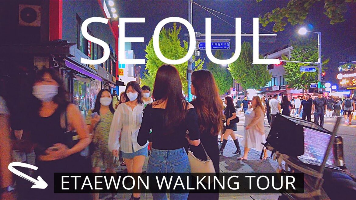 Seoul Itaewon Nightlife Walking Tour September 2022 [4K UHD]