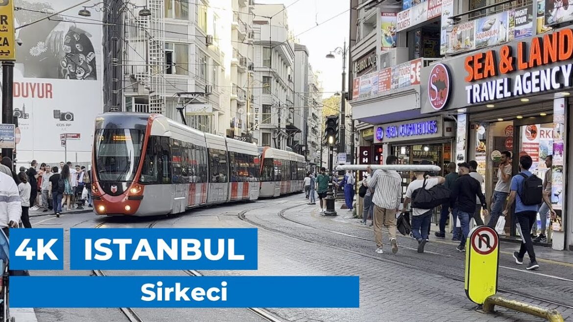 Istanbul 2022 Sirkeci Neighborhood 14 October Walking Tour | 4K UHD 60FPS