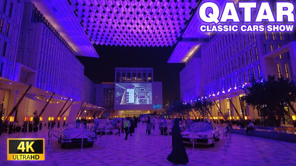 QATAR, Classic Cars Show - 4K UHD 60FPS #qatar #doha