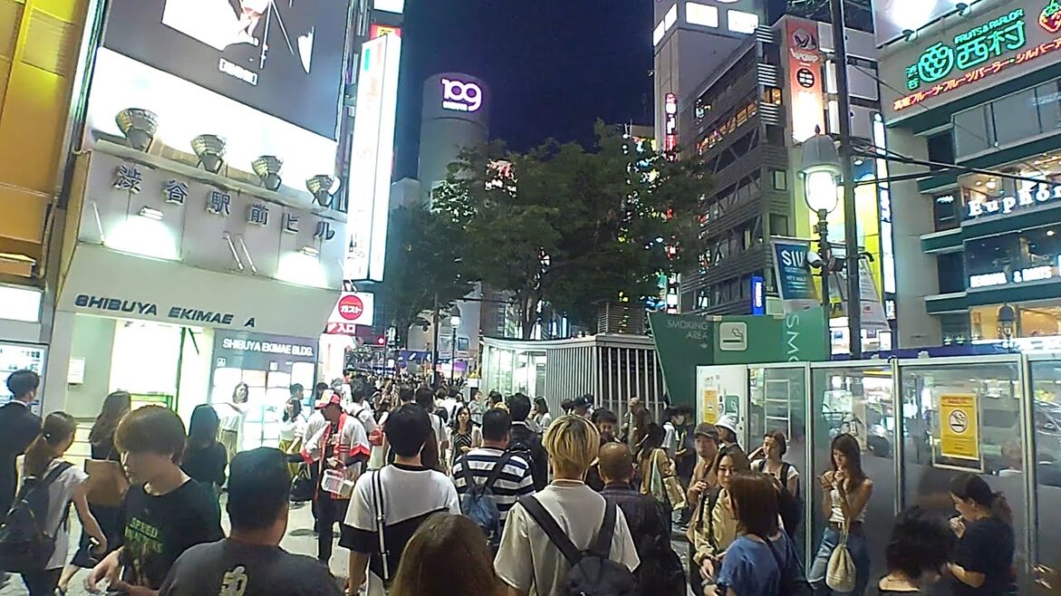TOKYO - SHIBUYA  Walking tour (4K)  (Trip To Japan)