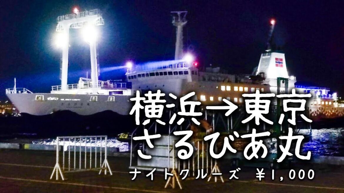 Travel Vlog:東京湾ナイトクルーズ、¥1,000|さるびあ丸、横浜→東京|羽田空港沖、工場コンビナート夜景。 Travel Vlog:東京湾ナイトクルーズ、¥1,000|さるびあ丸、横浜→東京|羽田空港沖、工場コンビナート夜景。