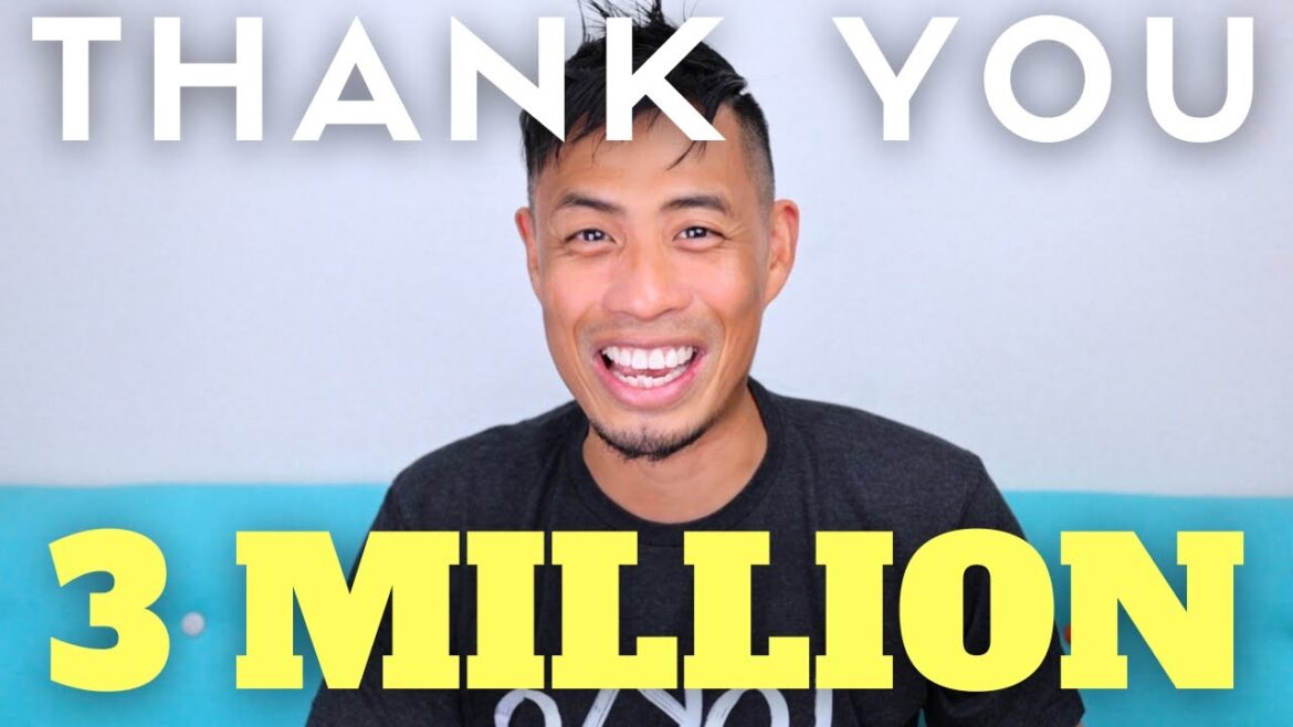 Thank You! 3 Million Subscribers Thank You! 3 Million Subscribers