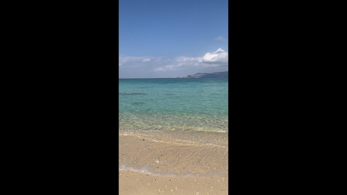 ¡Es un paraíso! El mar de Nago: Okinawa, Japón #shorts