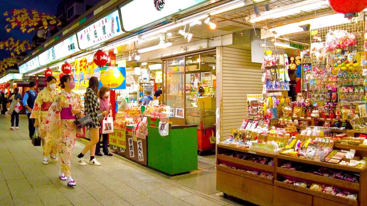 Asakusa in Tokyo is a traditional and beautiful city โช๐๐ถ4K ASMR non-stop 1 hour 01 minutes Asakusa in Tokyo is a traditional and beautiful city โช๐๐ถ4K ASMR non-stop 1 hour 01 minutes