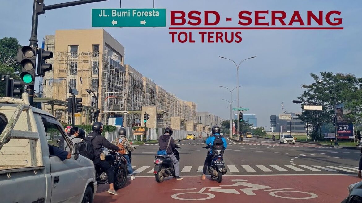 Driving fr BSD Serpong To Serang via Jalan Tol Serbaraja, Tol JORR, Tol Janger, Tol Tangerang Merak
