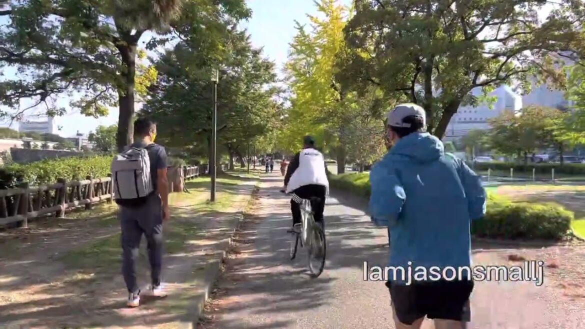 [4K HDR] Walking to Osaka Castle in Afternoon 2022/10/23