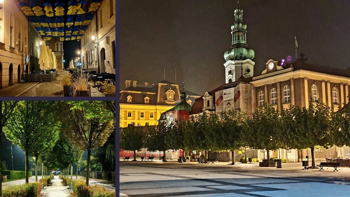 Pszczyna City Night Walk | Poland, Upper Silesia Voivodship | 4K City Walking Tour after Dark Pszczyna City Night Walk | Poland, Upper Silesia Voivodship | 4K City Walking Tour after Dark