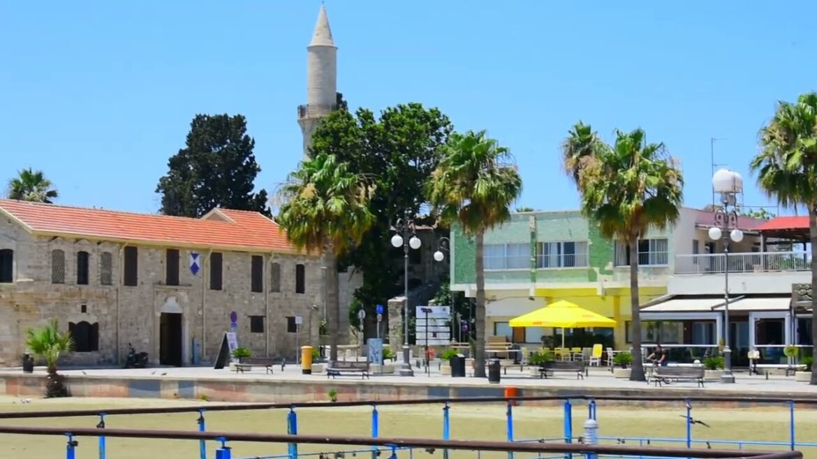Walking Tour Piale Pasa Medieval Fort St Lazarus Finikoudes Marina Larnaca Cyprus