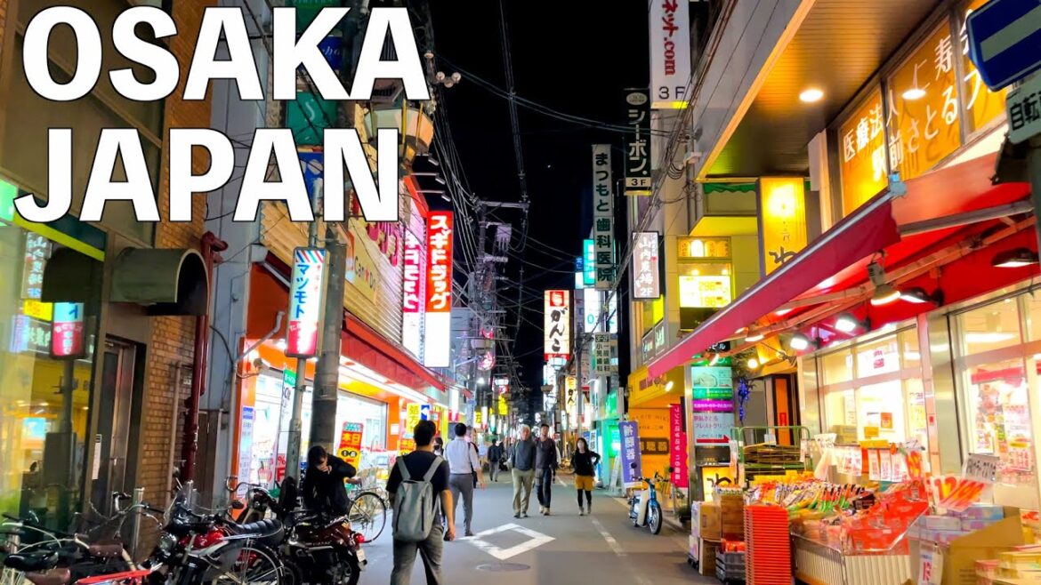 【4K】Japan, Osaka Local  Night Walk | Takatsuki, OSAKA 2022 【4K】Japan, Osaka Local  Night Walk | Takatsuki, OSAKA 2022
