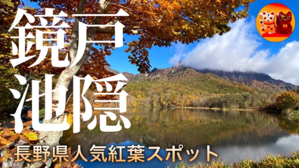 神秘的な戸隠鏡池•早朝気温3℃快晴【長野県】人気紅葉スポットby iPhone 11