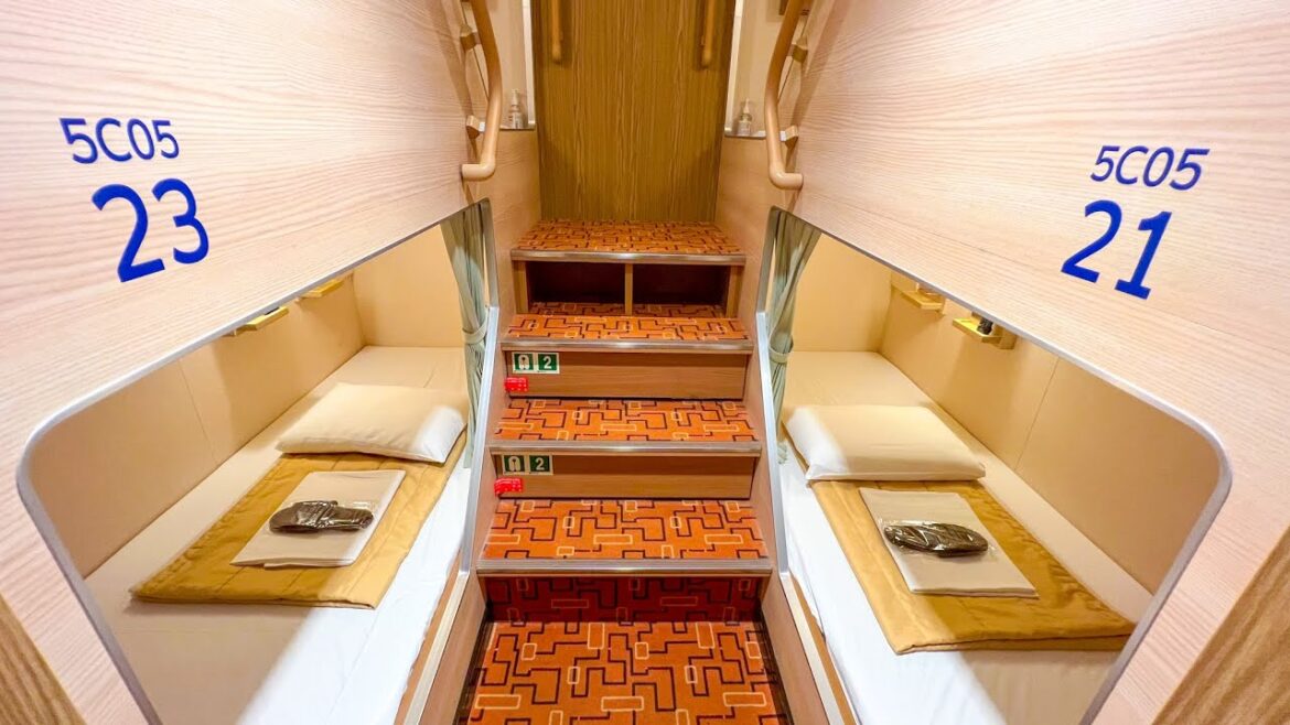 Japan's Overnight Capsule Ferry🛳 🛏 MOL Ferry