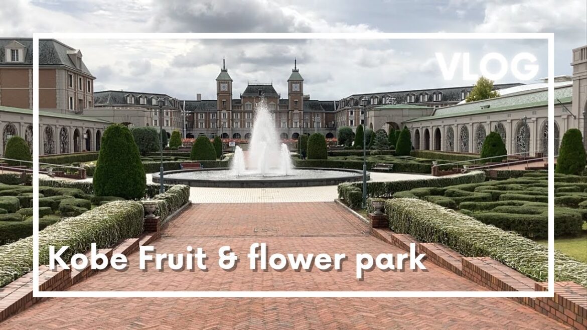 Kobe Fruit & flower park, travel vlog day in my life in Japan
