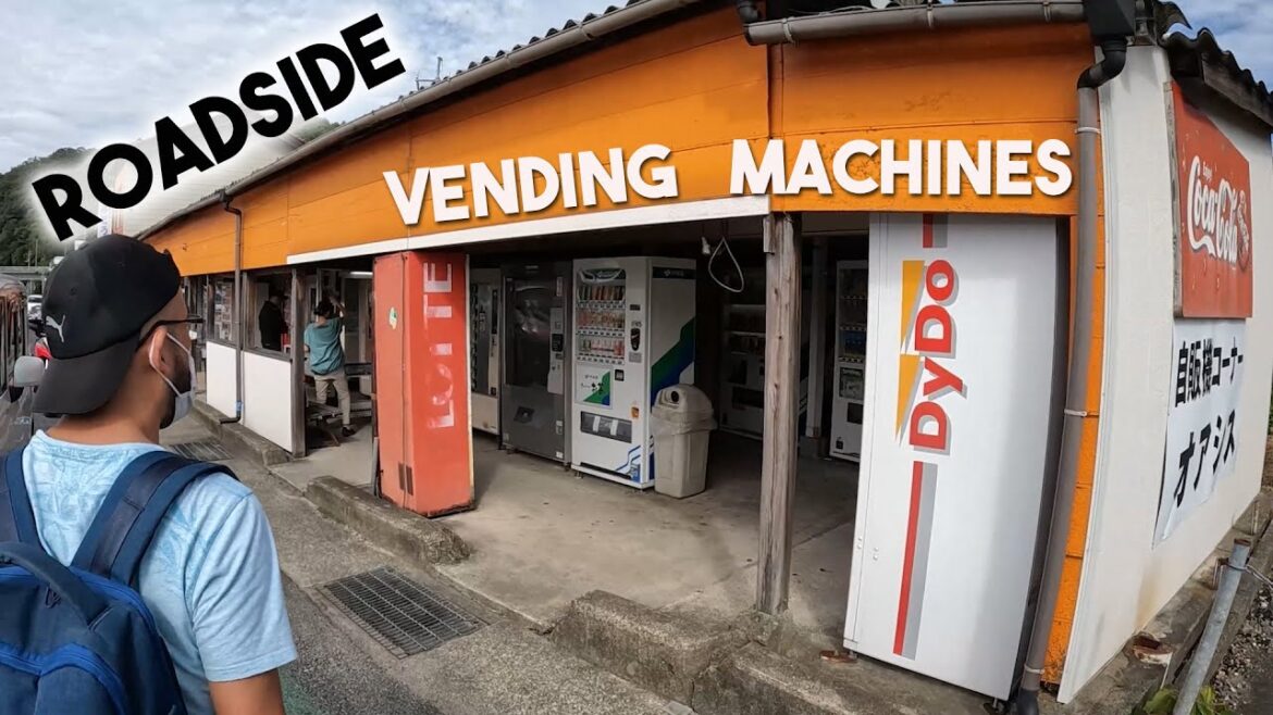 Vending Machine Rest Stop in Japan | Adventures in SHIMANE Prefecture